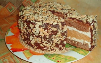Торт «Сникерс»